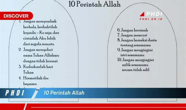 10 perintah allah