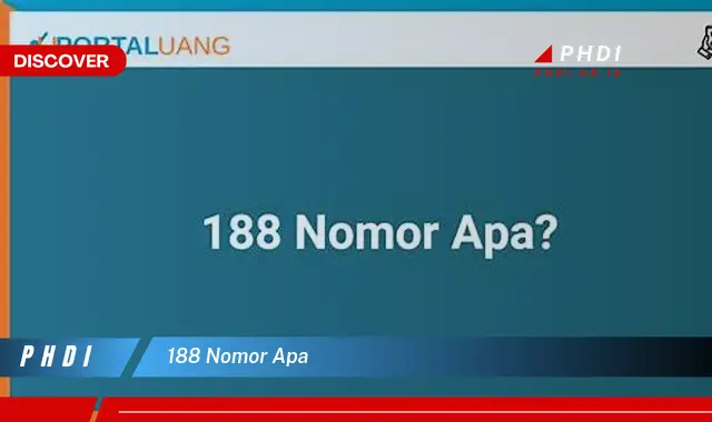 188 nomor apa