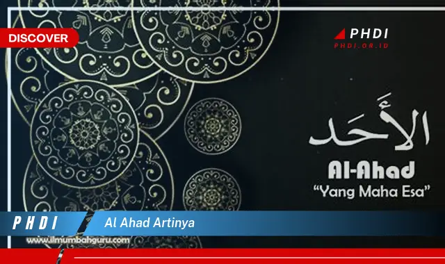 al ahad artinya