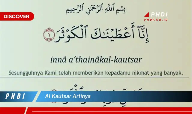 al kautsar artinya