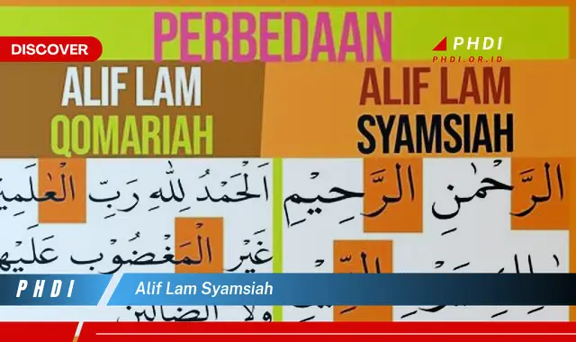 Intip Rahasia Alif Lam Syamsiah yang Bikin Kamu Penasaran!