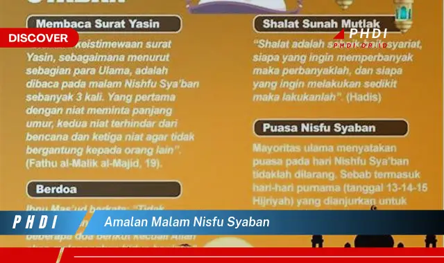 amalan malam nisfu syaban