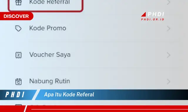 apa itu kode referal