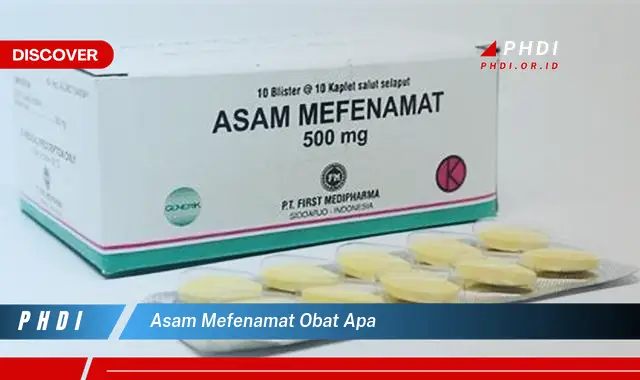 asam mefenamat obat apa