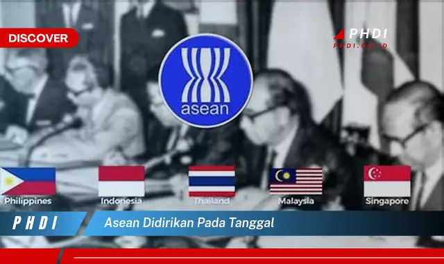 asean didirikan pada tanggal