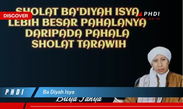 ba diyah isya