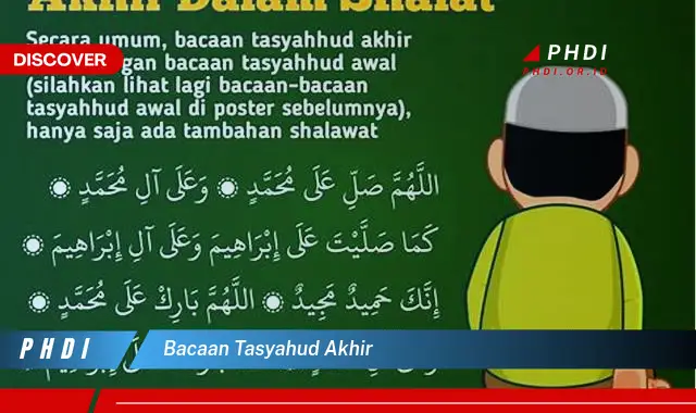 bacaan tasyahud akhir