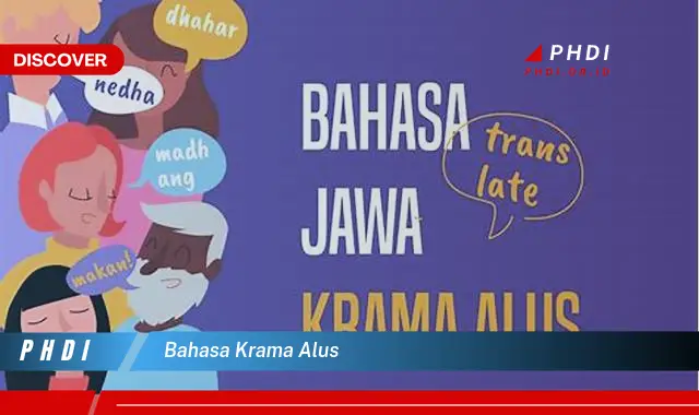 bahasa krama alus