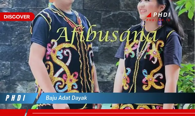 baju adat dayak