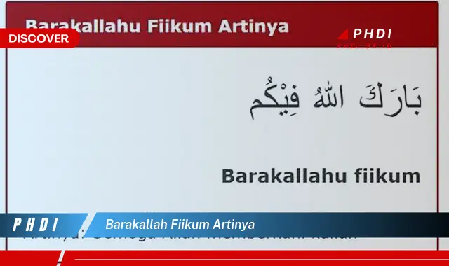 barakallah fiikum artinya