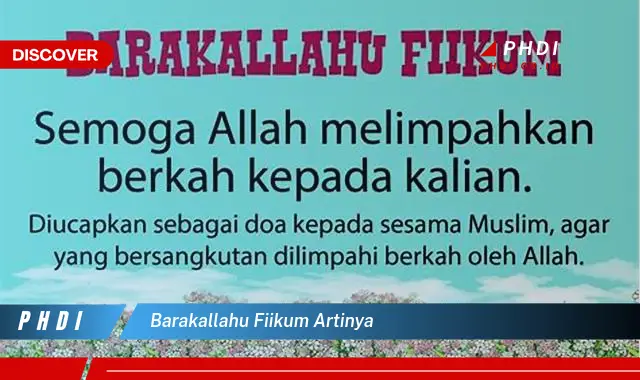 barakallahu fiikum artinya