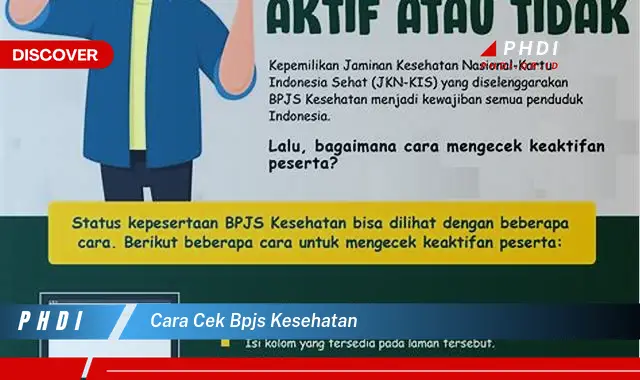 cara cek bpjs kesehatan