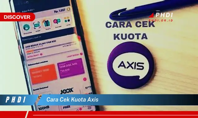 cara cek kuota axis