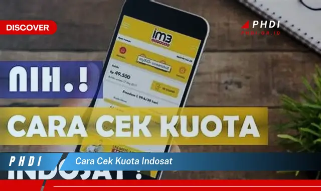 cara cek kuota indosat