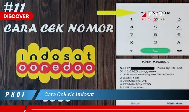 cara cek no indosat