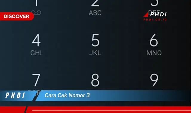 cara cek nomor 3