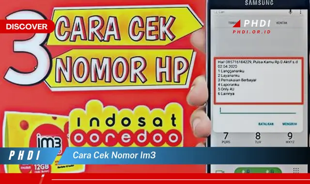 cara cek nomor im3