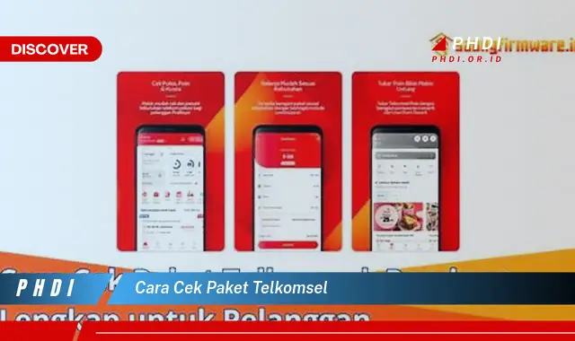 cara cek paket telkomsel