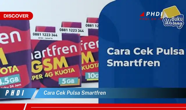 cara cek pulsa smartfren