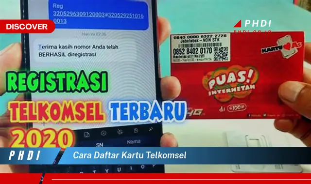 cara daftar kartu telkomsel