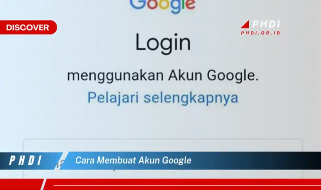 cara membuat akun google