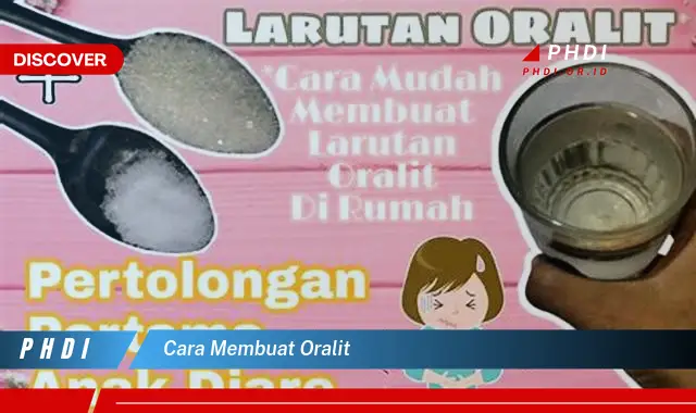 cara membuat oralit