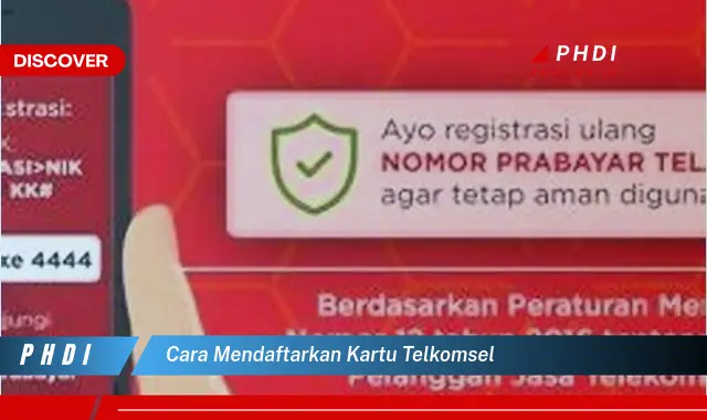 cara mendaftarkan kartu telkomsel