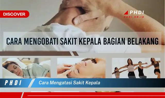 cara mengatasi sakit kepala