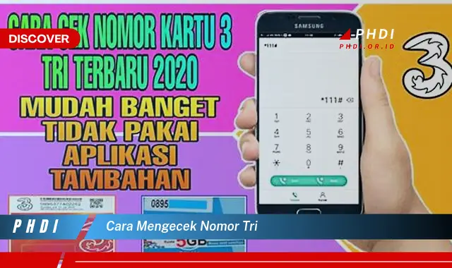 cara mengecek nomor tri