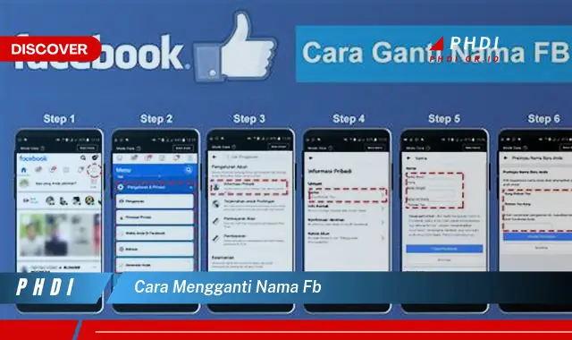 cara mengganti nama fb