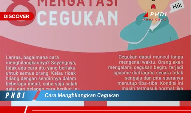 cara menghilangkan cegukan