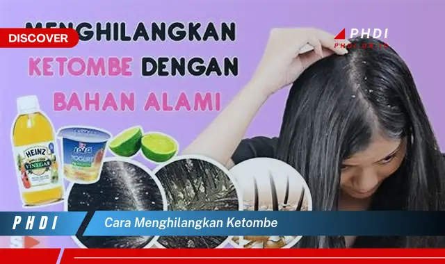 cara menghilangkan ketombe