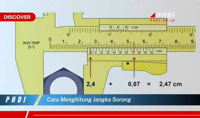 cara menghitung jangka sorong