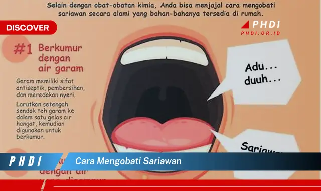 cara mengobati sariawan