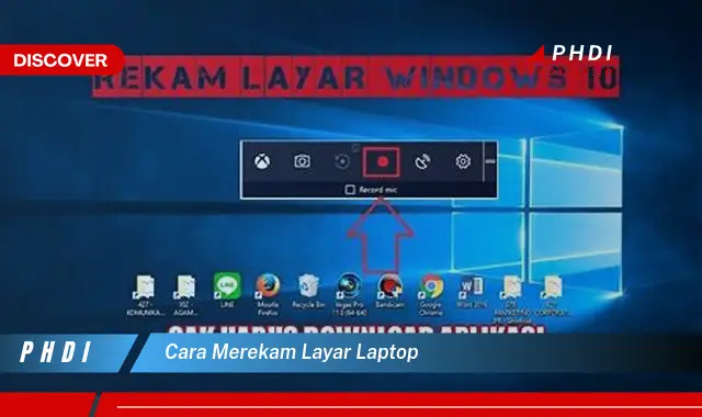 cara merekam layar laptop