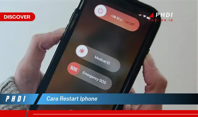 cara restart iphone