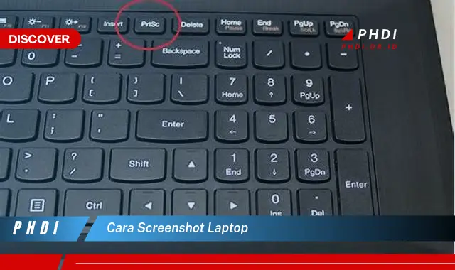 cara screenshot laptop