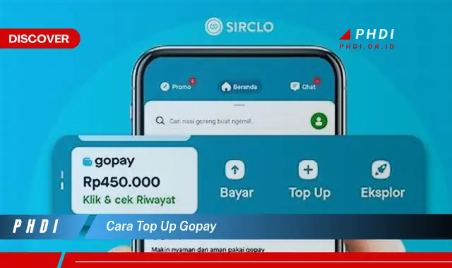 cara top up gopay