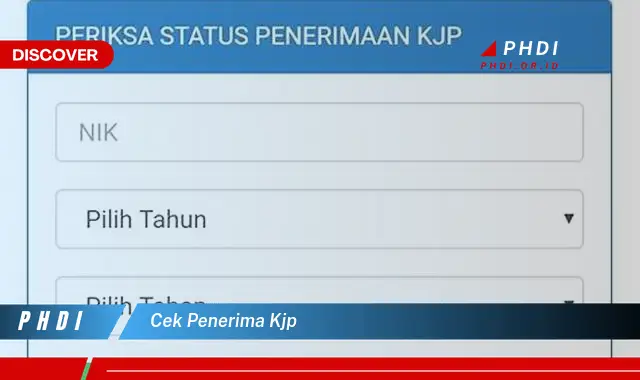 cek penerima kjp