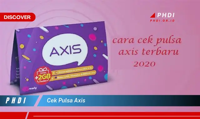 cek pulsa axis