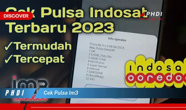 cek pulsa im3