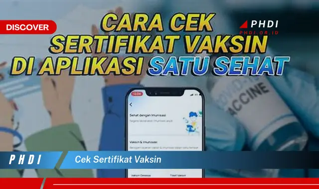 cek sertifikat vaksin