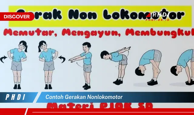 contoh gerakan nonlokomotor