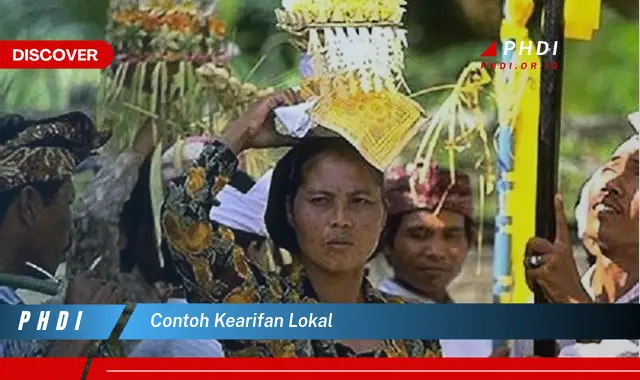 contoh kearifan lokal