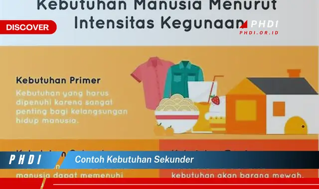 contoh kebutuhan sekunder