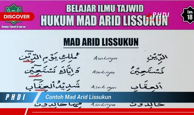 contoh mad arid lissukun