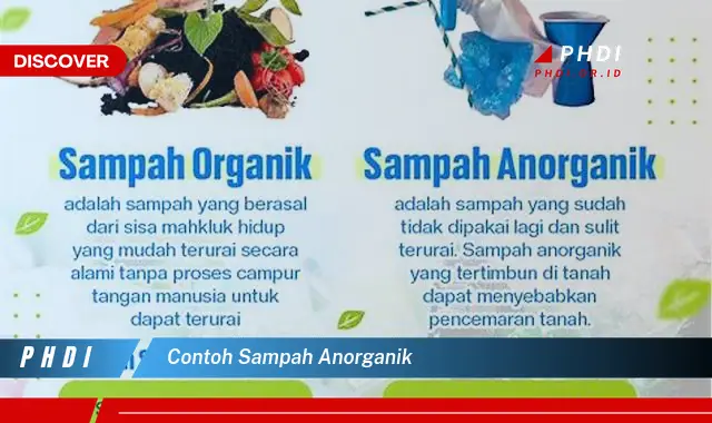 contoh sampah anorganik