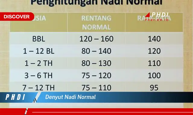 denyut nadi normal