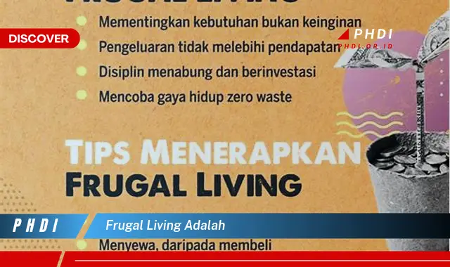 frugal living adalah