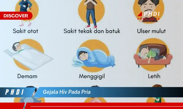 gejala hiv pada pria